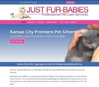 professional pet sitter website