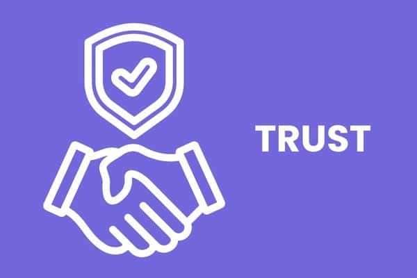 your homepage can help build trust.