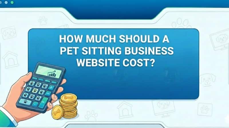how much should a pet sitting business website cost.